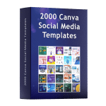 2000 Canva Social Media Templates